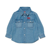 Diesel Kids Camicia di Jeans per Neonati