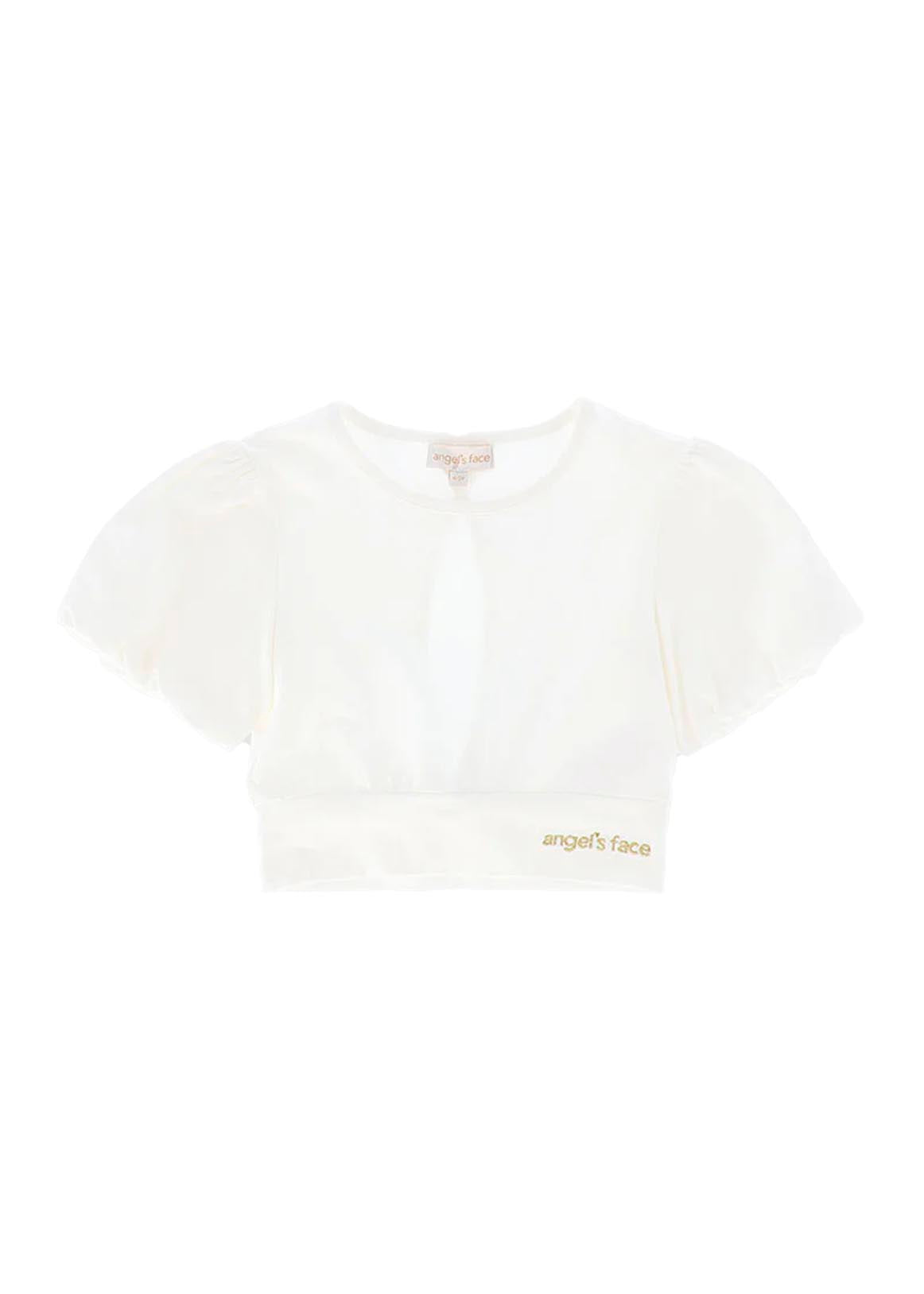Angel's Face Girls White T-Shirt