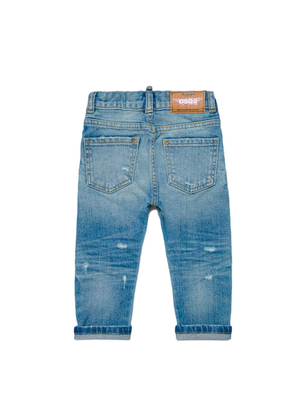 Dsquared2 Kids Jeans Chiaro con Rotture