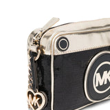 Michael Kors Kids Black Sequin Shoulder Bag