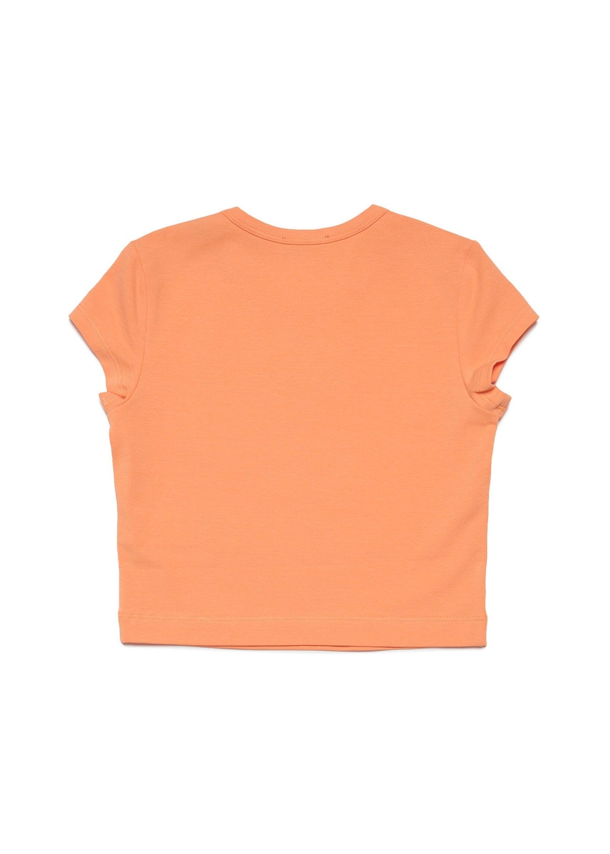 Diesel Kids T-Shirt Pesca con Logo Oval D per Bambine