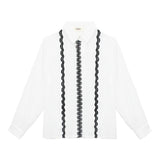 Vicolo White Lace Shirt for Girls