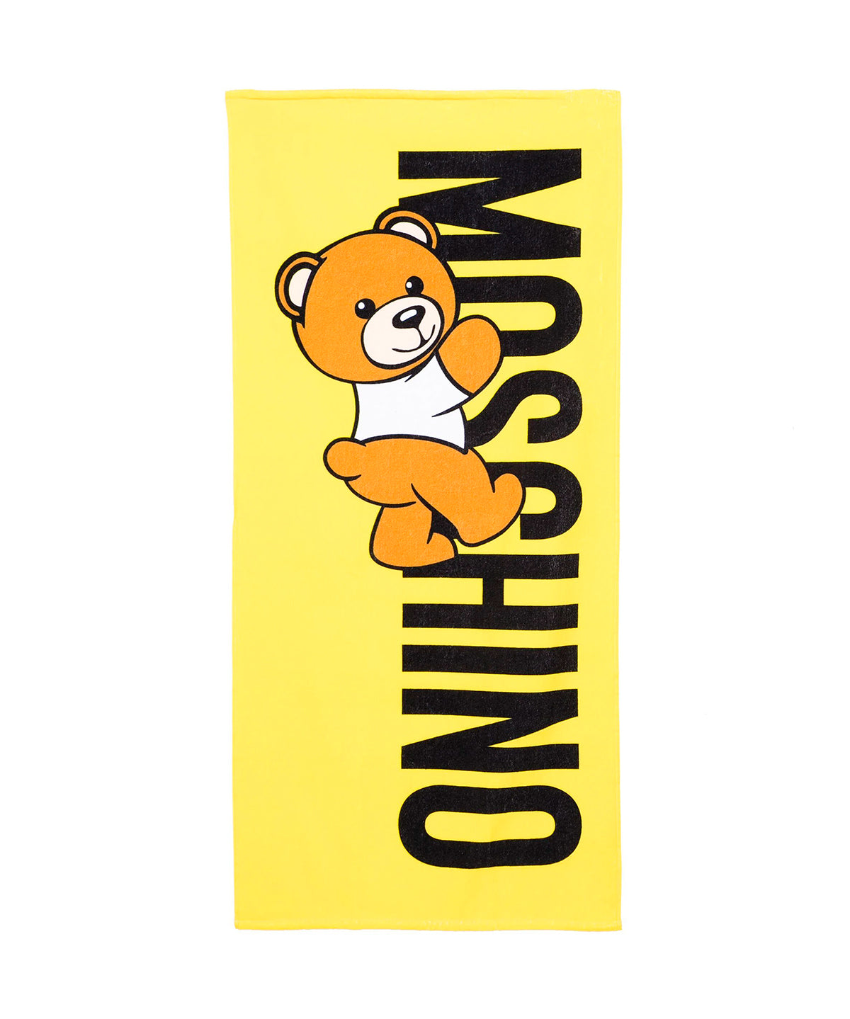 Moschino Kids Telo Mare Giallo Teddy Bear