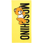 Moschino Kids Telo Mare Giallo Teddy Bear