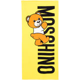 Moschino Kids Telo Mare Giallo Teddy Bear