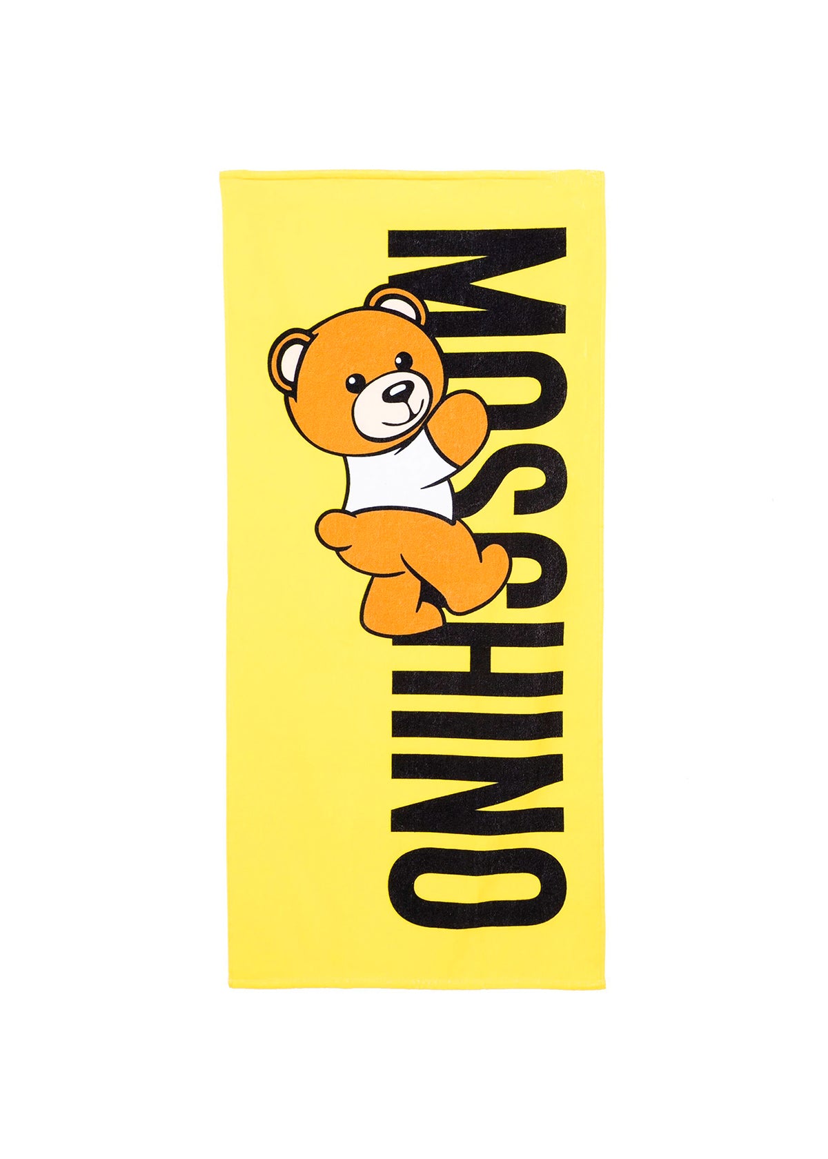 Moschino Kids Telo Mare Giallo Teddy Bear