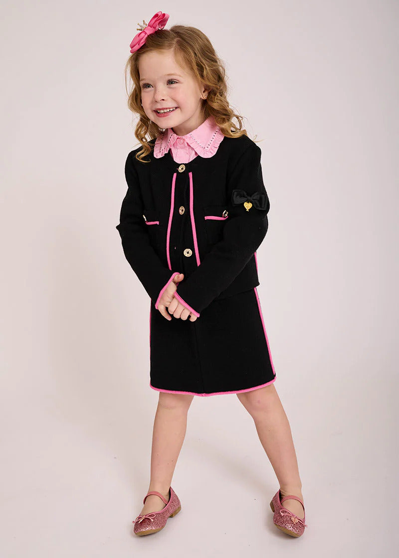 Angel's Face Skirt Black/Pink