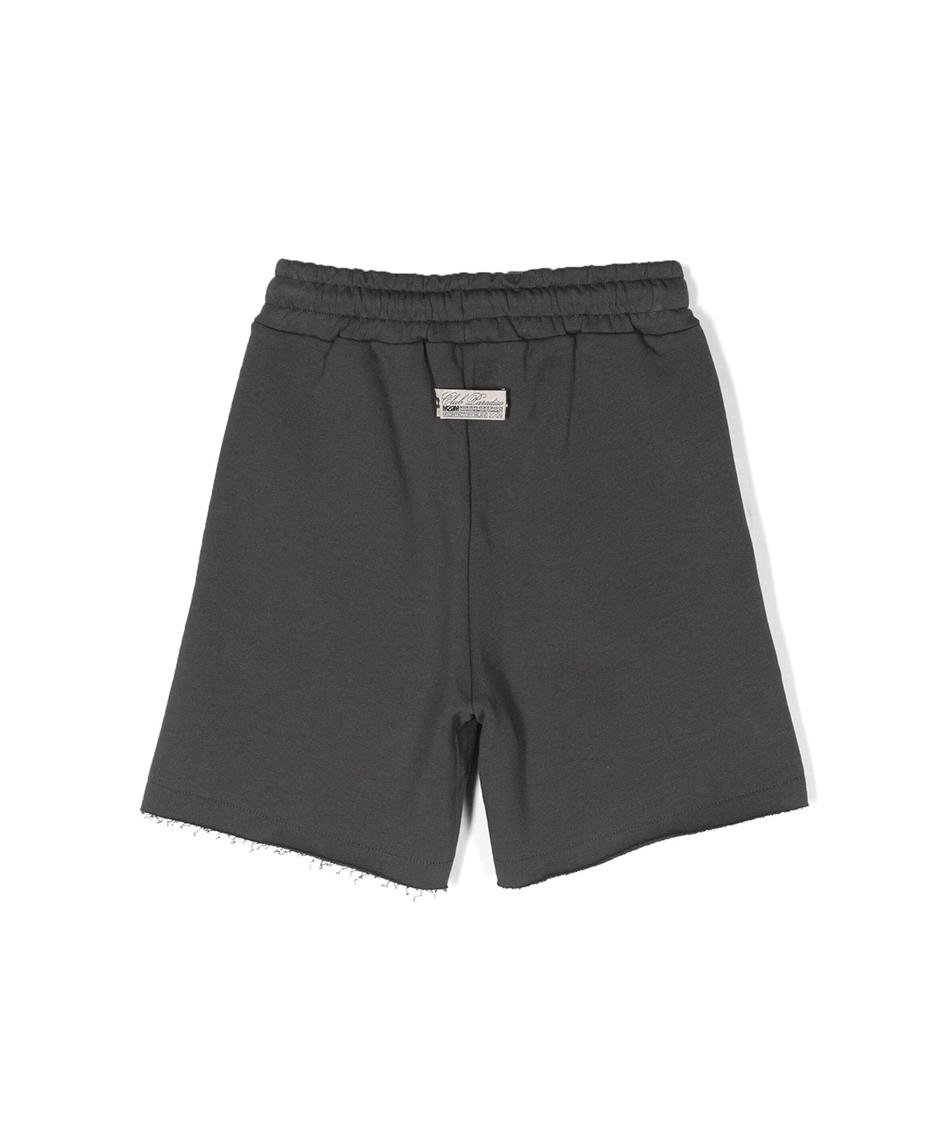 MSGM Kids Bermuda Piombo con Effetto Vissuto per Bambini