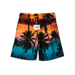 MSGM Kids Short con Stampa Multicolor per Bambini