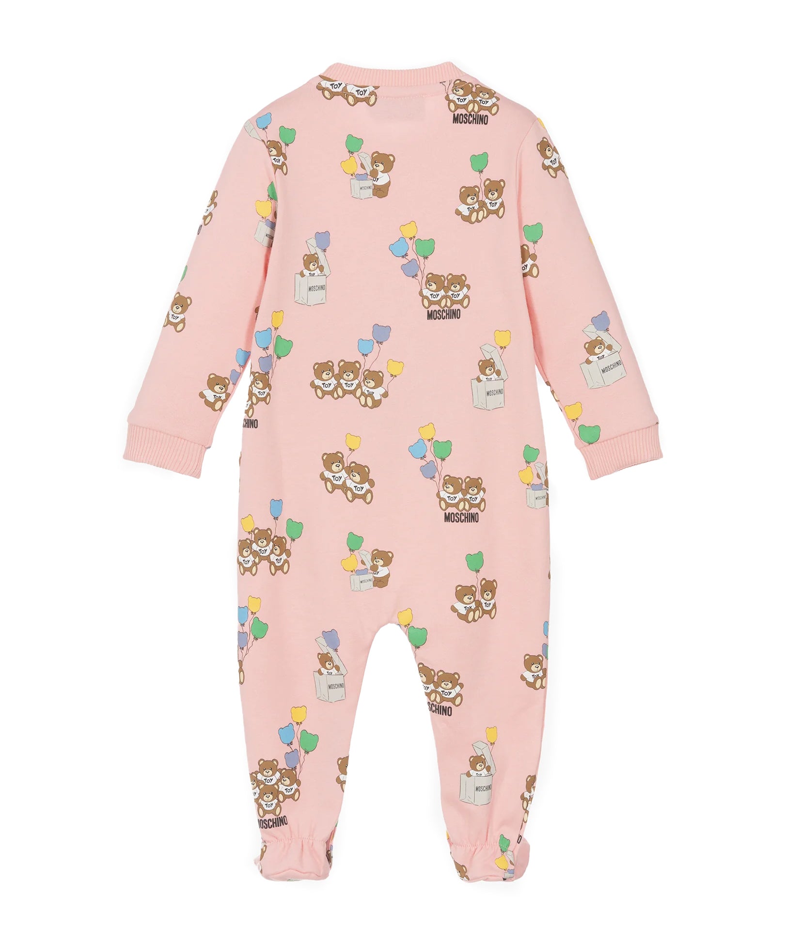 Tutina Moschino Kids Rosa con Stampa Teddy Balloon: Comfort e Dolcezza per la Tua Bambina