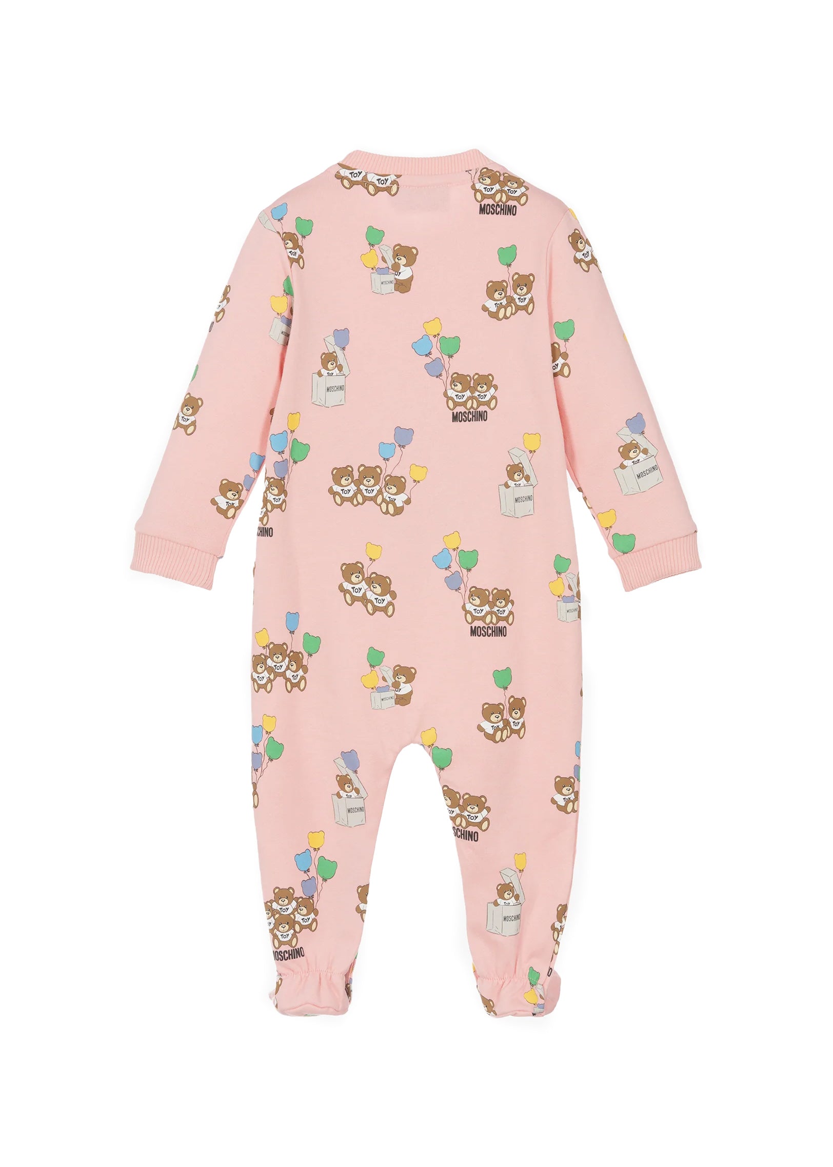 Tutina Moschino Kids Rosa con Stampa Teddy Balloon: Comfort e Dolcezza per la Tua Bambina