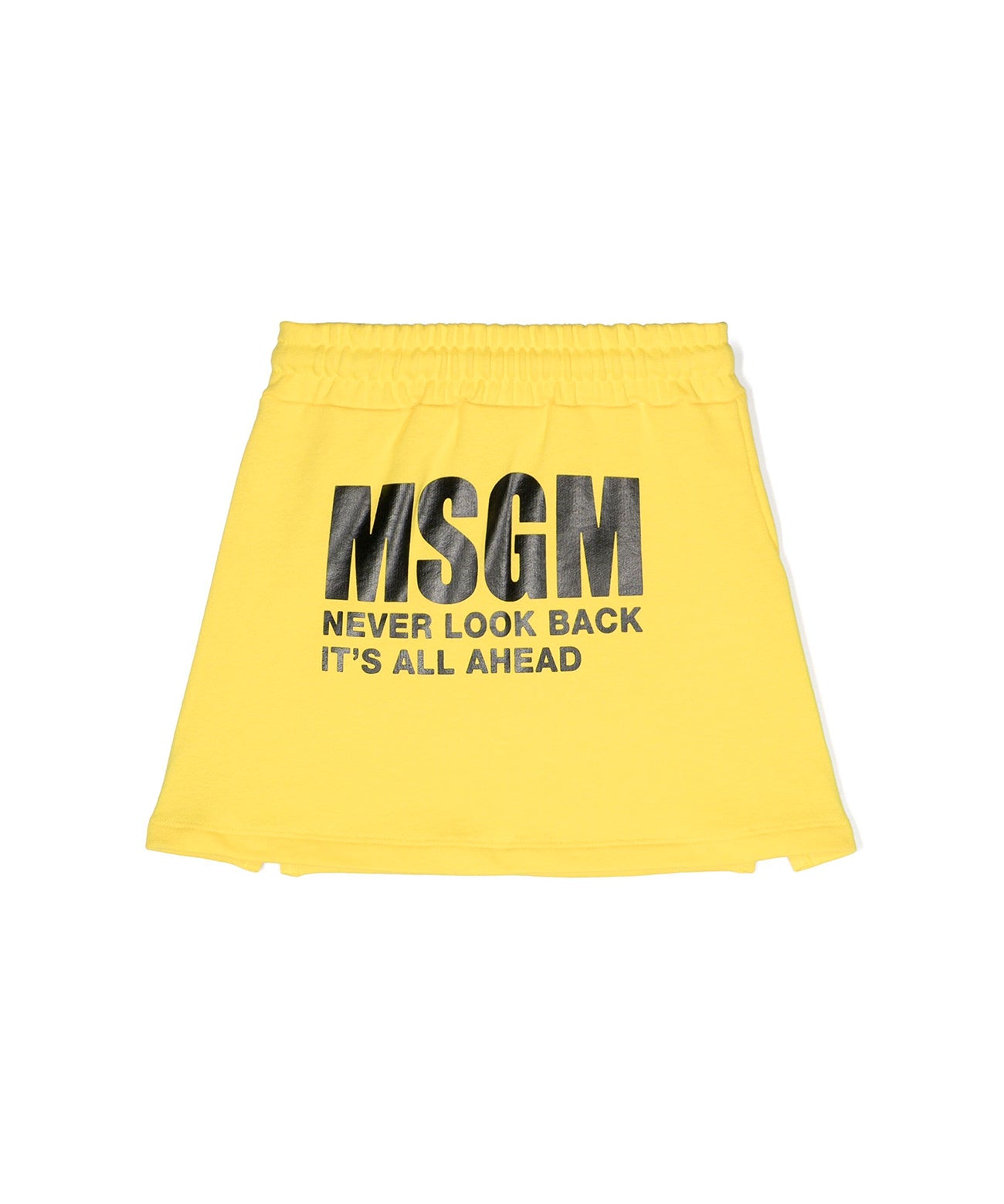 Msgm Kids Gonna Gialla con Stampa Logo