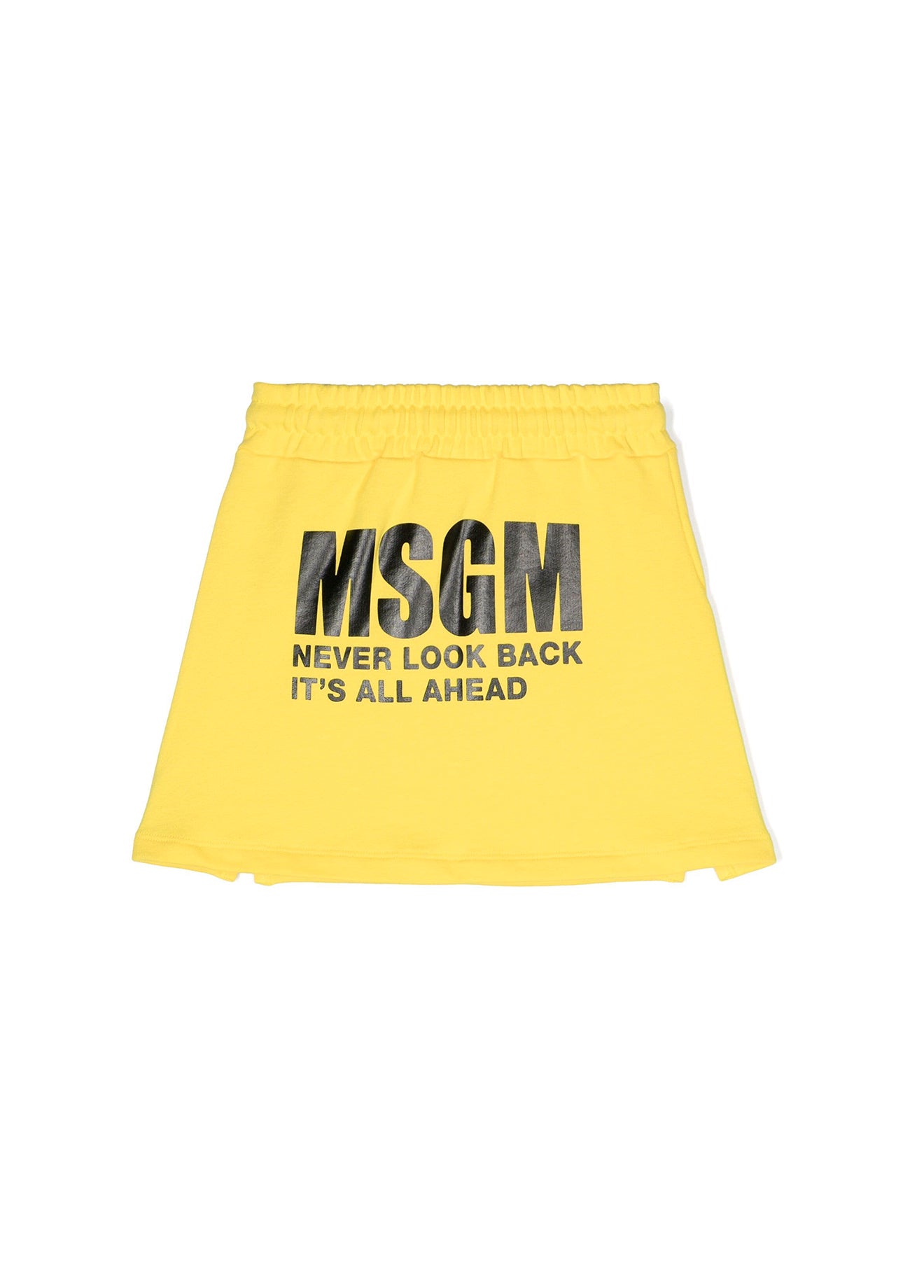 Msgm Kids Gonna Gialla con Stampa Logo