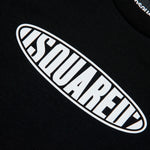 Dsquared2 Kids T-Shirt Nera con Logo Surf per Neonati