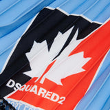 Dsquared2 Kids Top in Plissé Colorblock con Orli di Pizzo