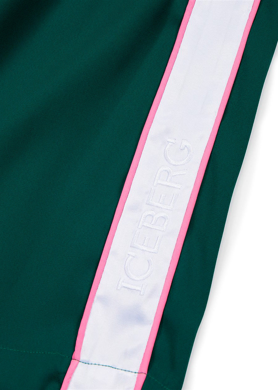 Iceberg Kids Pantalone Sportivo Verde per Bambine