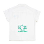 N°21 Kids Camicia Bowling in Popeline con Stampa per Bambini