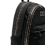 Elisabetta Franchi La Mia Bambina Zaino Nero con Logo (detaglio fronte)