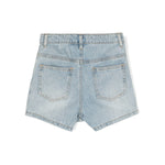 Moschino Kids Short di Jeans effetto Gonna per Bambine