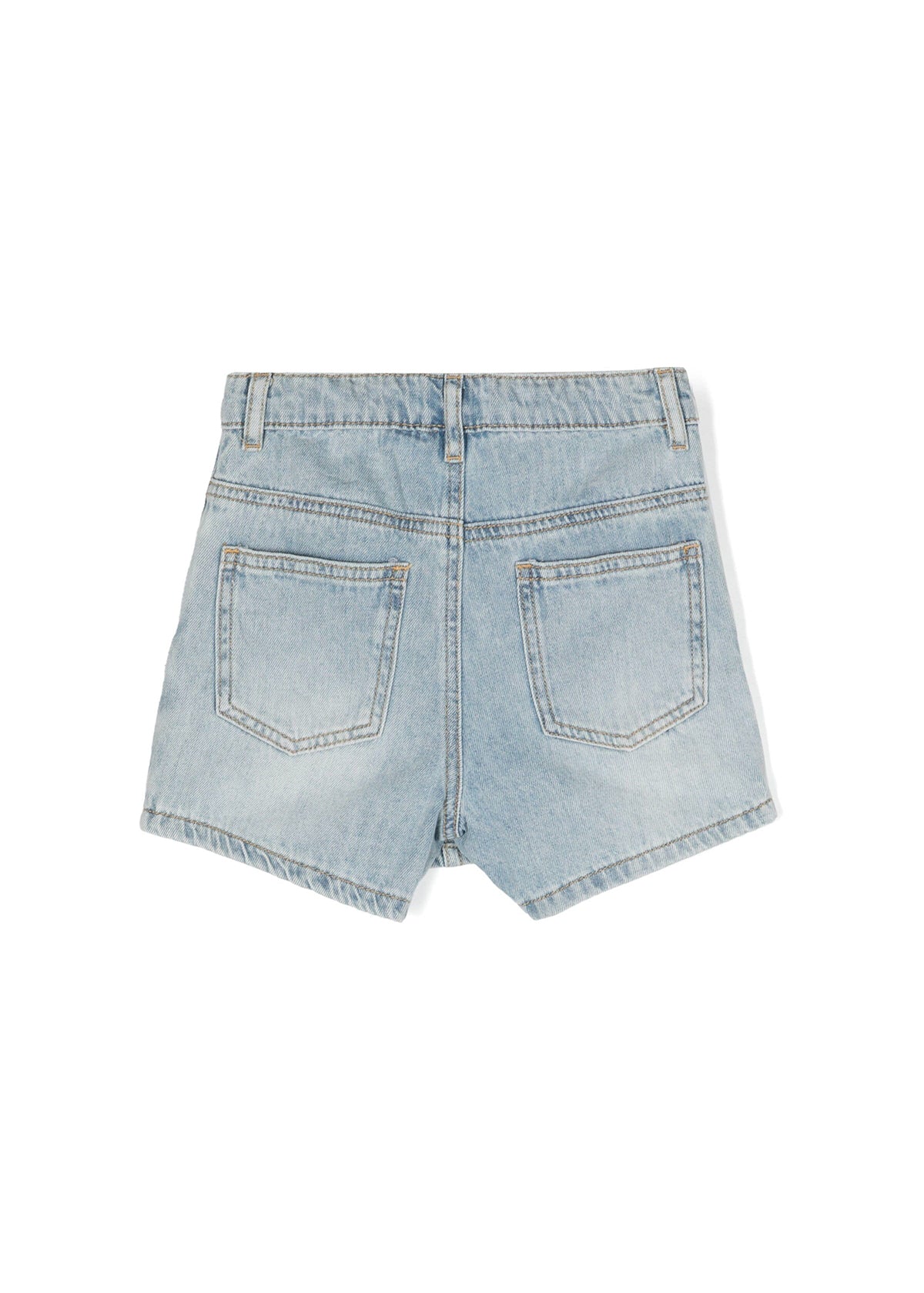Moschino Kids Short di Jeans effetto Gonna per Bambine