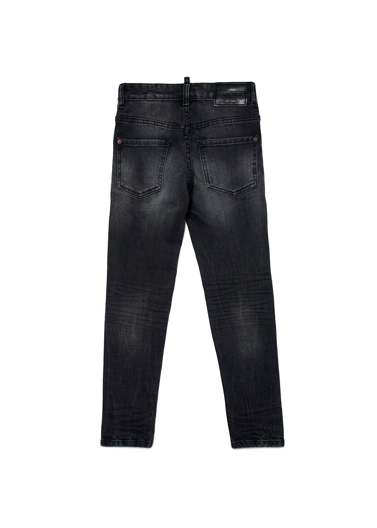 Dsquared2 Kids Jeans Skinny Nero per Bambini