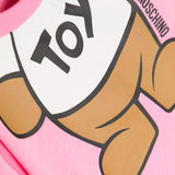 Moschino Kids T-Shirt Rosa Teddy Bear per Neonate