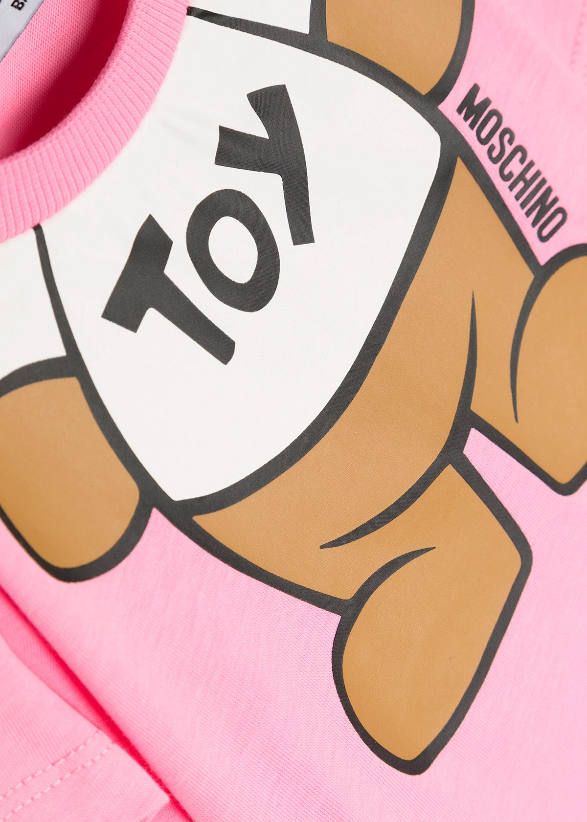 Moschino Kids T-Shirt Rosa Teddy Bear per Neonate