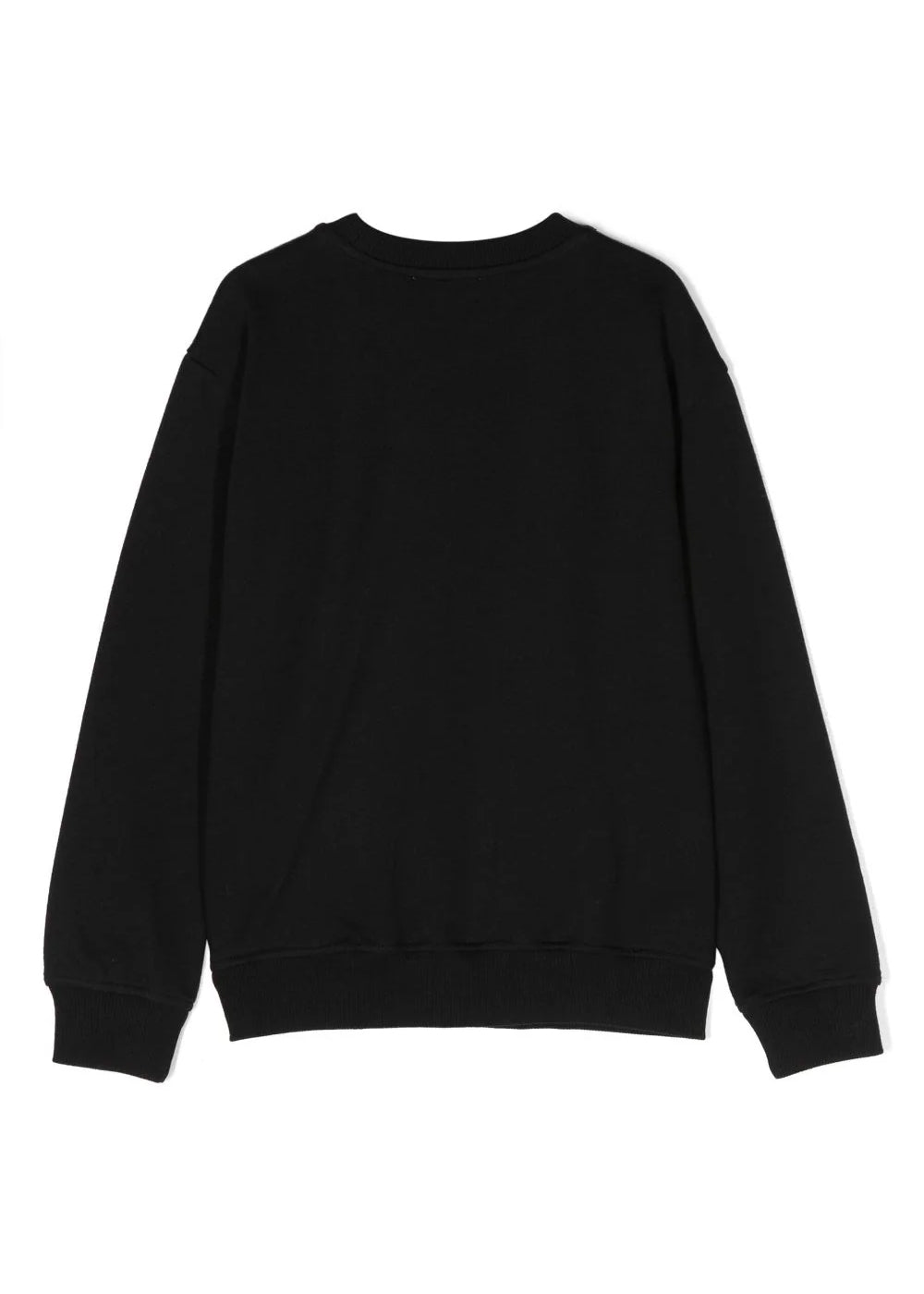 Felpa Moschino Kids Nera con Logo: Comfort e Stile Casual per i Piccoli Trendsetter