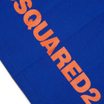 Dsquared2 Kids T-shirt Blu con Logo a Contrasto