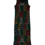 Moschino Kids Abito Lungo Smanicato Multicolor