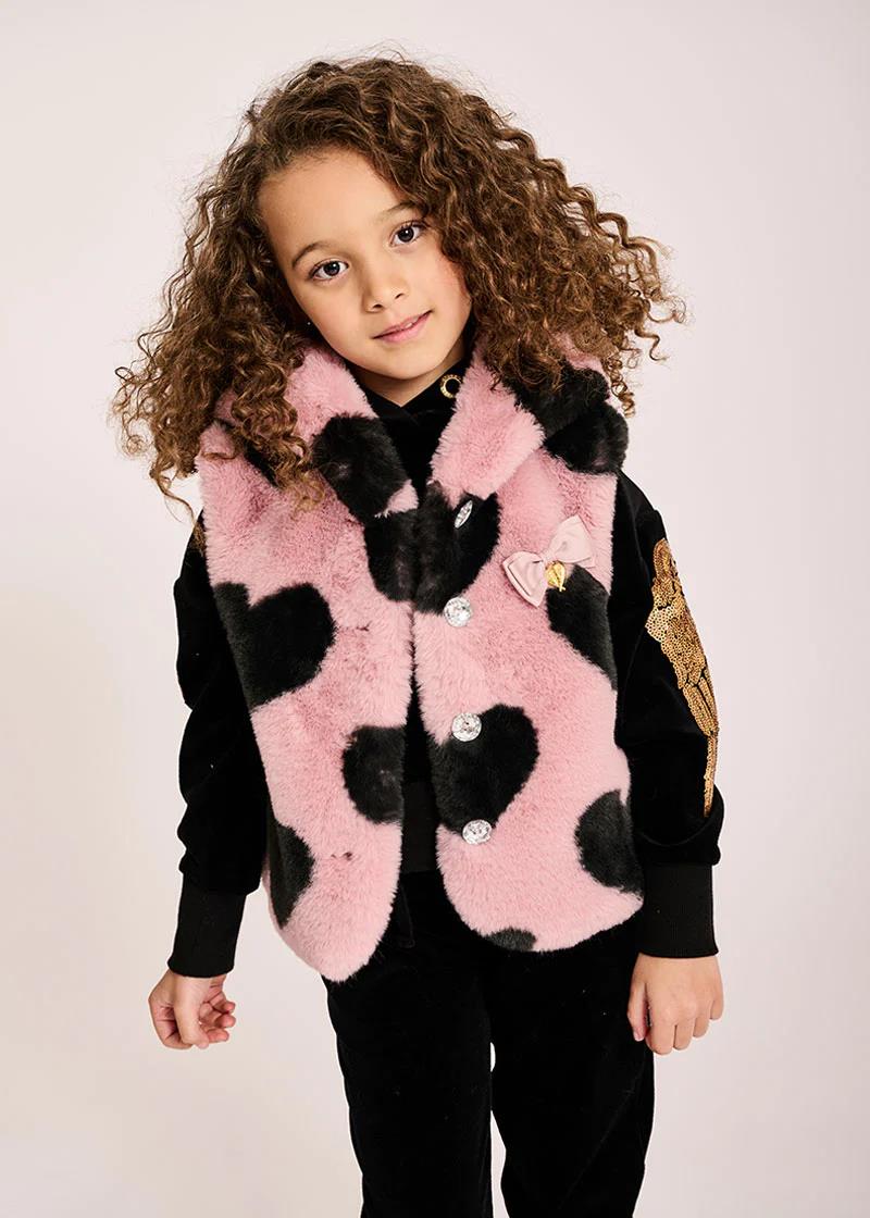 Angel's Face Pink Fur Vest
