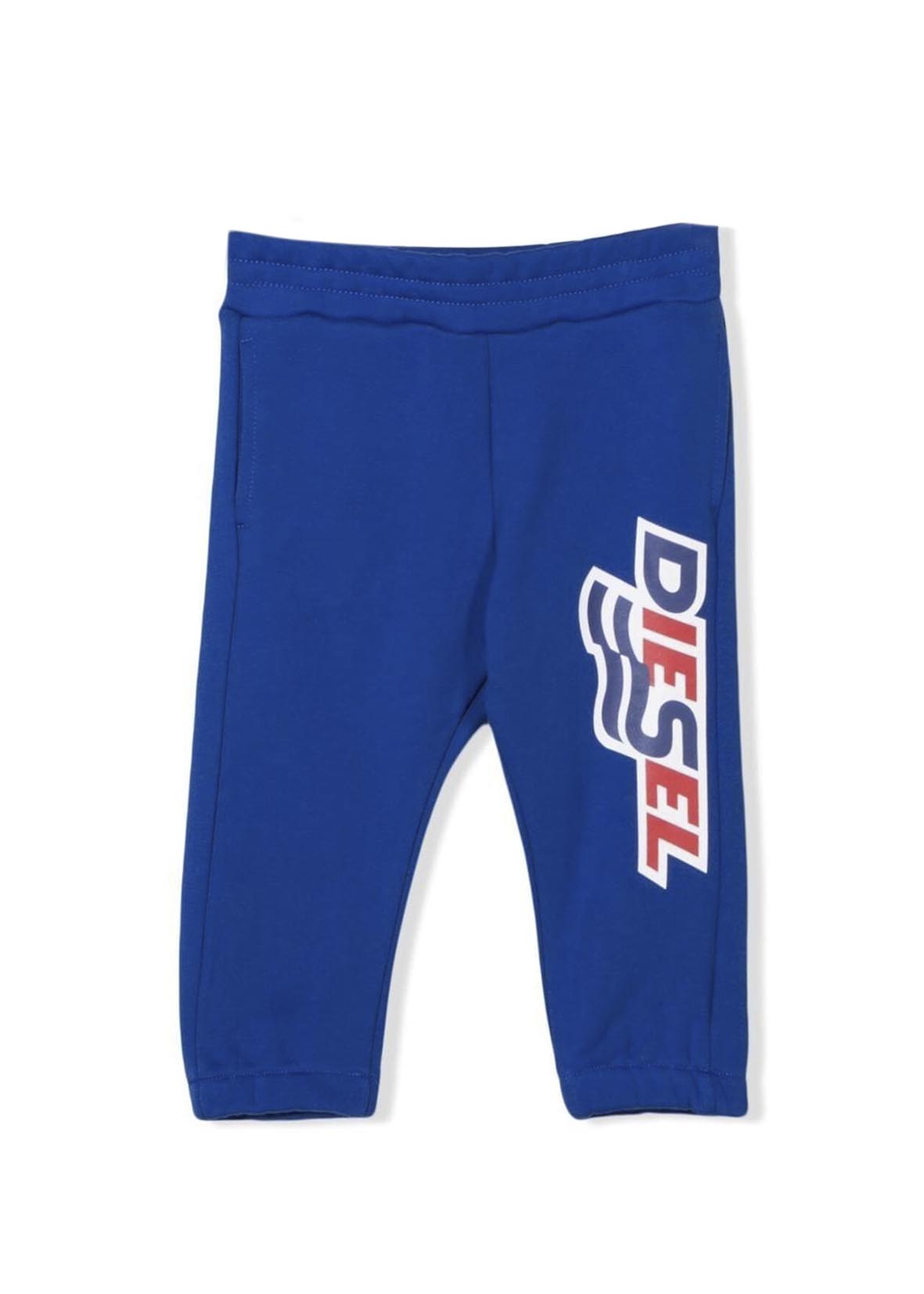 Diesel Pantalone Jogger Blu