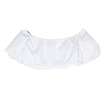 Msgm Kids Top Bianco con Fiocco
