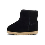 Colors of California Stivaletto in Pelle Scamosciata Nero per Neonate