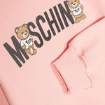 Felpa con Stampa Teddy Bear Rosa Moschino Kids: Dolcezza e Stile per le Piccole Fashioniste