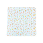 Moschino Kids Coperta Celeste con Teddy Bear All-over