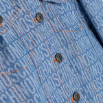 Moschino Kids Giubbino di Jeans Logo All-over