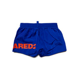 Dsquared2 Kids Costume Boxer Blu con Logo per Neonati