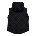 Dsquared2 Kids Piumino Smanicato Nero con Patch Logo Surf per Bambini