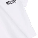 Moschino Kids Salopette Grigia Teddy Bear con T-shirt