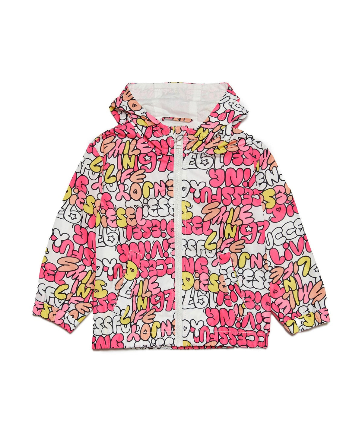 Diesel Kids Giubbino Bubble Text All-over per Neonate