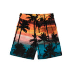 MSGM Kids Short con Stampa Multicolor per Bambini