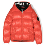 Piumino con Cappuccio SAVE THE DUCK per Bambini: Stile Imbottito e Logo Distintivo in Rosso
