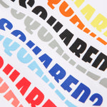 Dsquared2 Kids Felpa Girocollo Bianca con Logo Multicolor Wave per Neonati