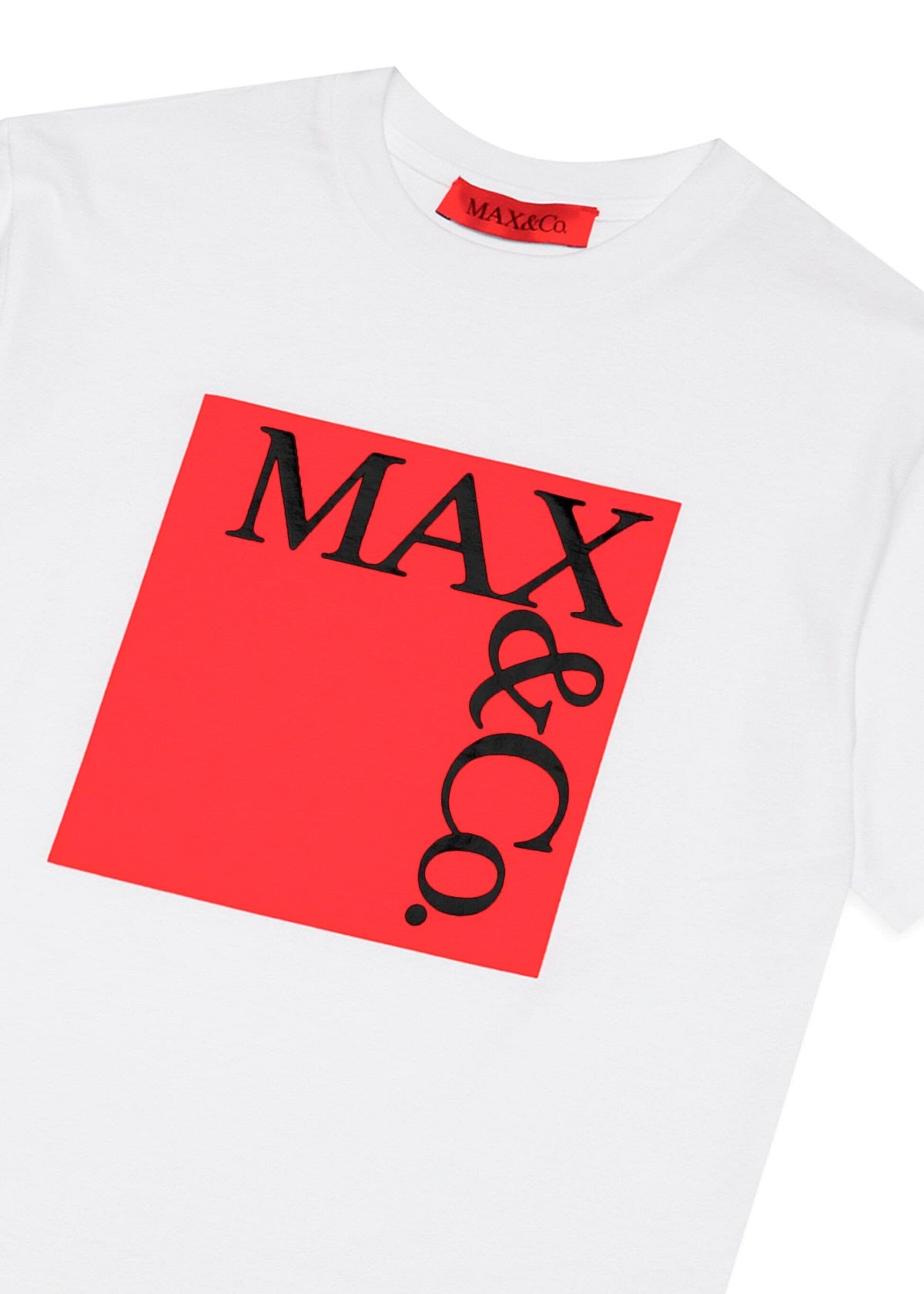 Max & Co T-Shirt Bianca con Stampa Logo