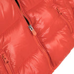 Piumino con Cappuccio SAVE THE DUCK per Bambini: Stile Imbottito e Logo Distintivo in Rosso