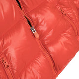 Piumino con Cappuccio SAVE THE DUCK per Bambini: Stile Imbottito e Logo Distintivo in Rosso