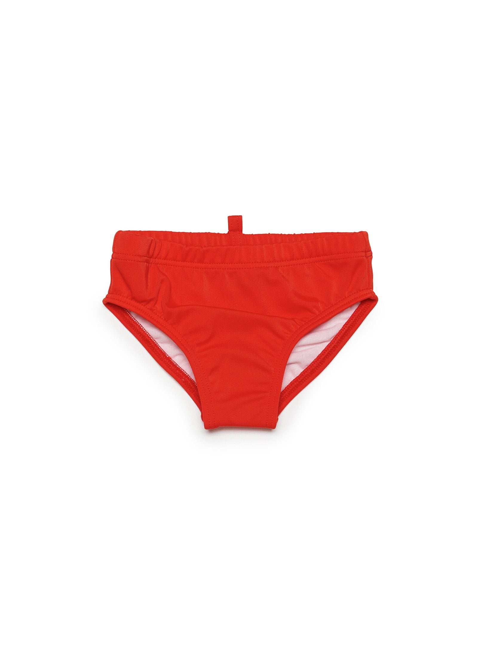 Dsquared2 Kids Costume Slip Rosso con Grafica Beach per Neonati