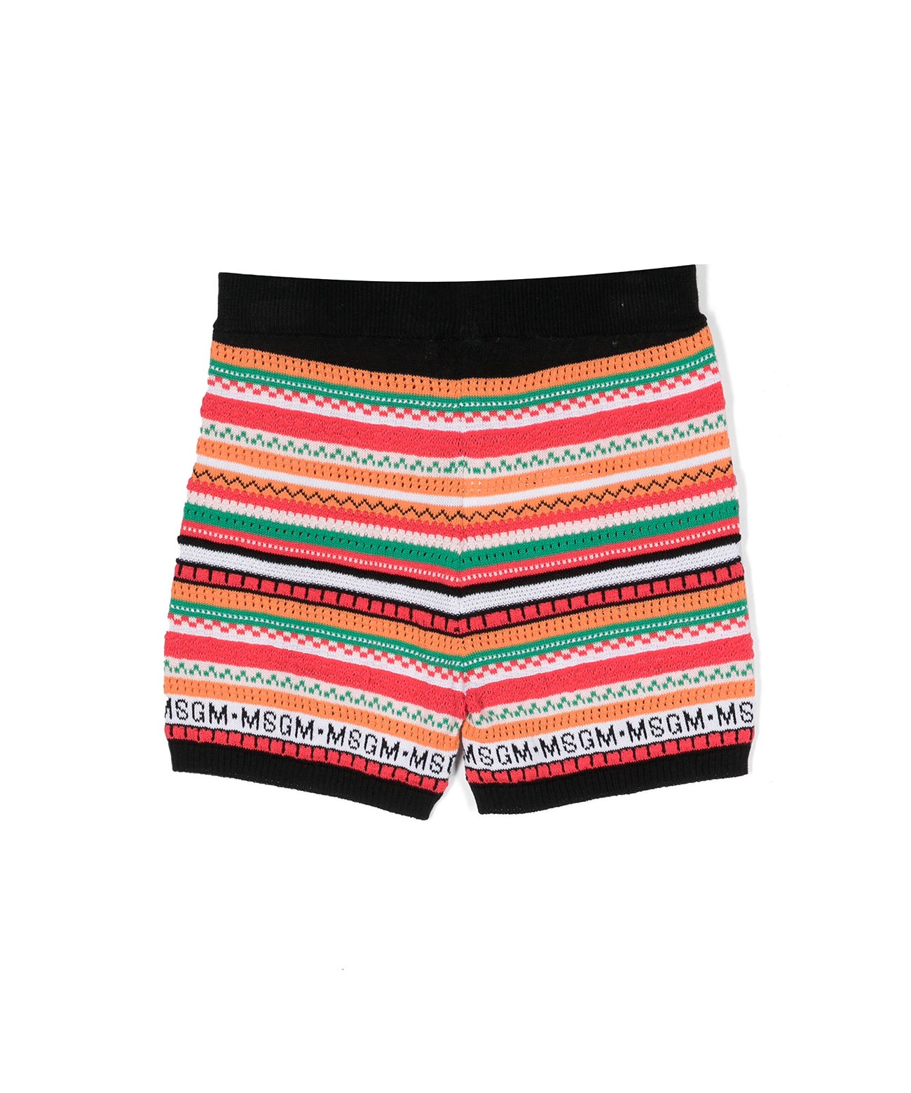 Msgm Kids Short Crochet Multicolor per Bambine