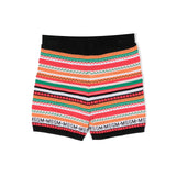 Msgm Kids Short Crochet Multicolor per Bambine